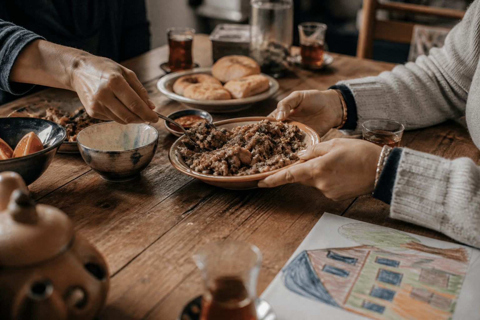 Samen aan tafel